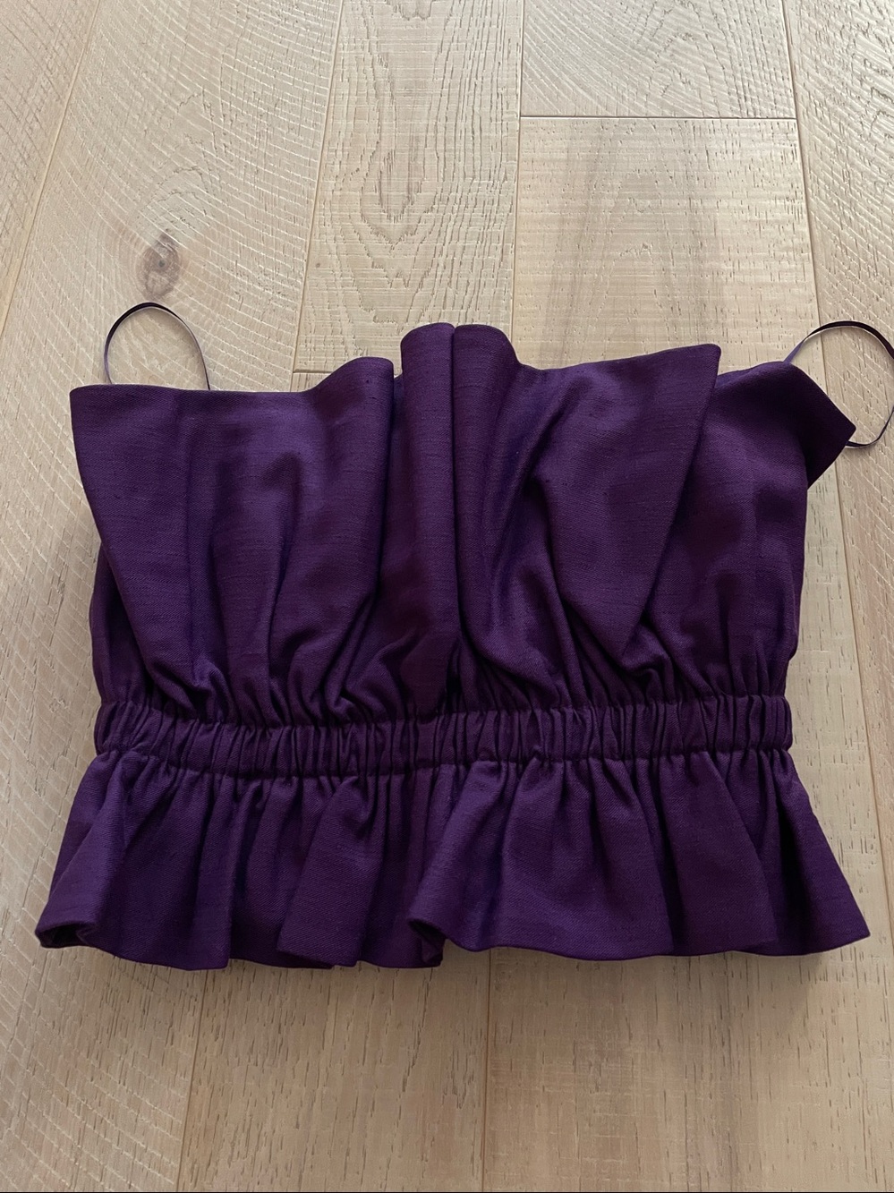 Sezane Bustier. Gioia Purple. 36 - Picture 4 of 14